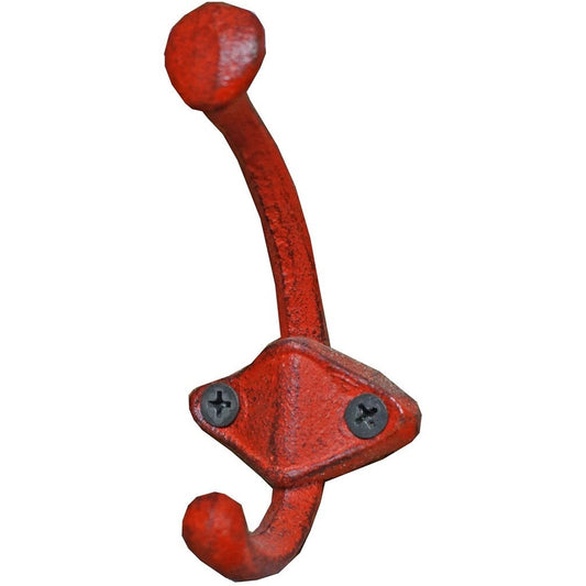 Diamond Base Dbl Hook Red