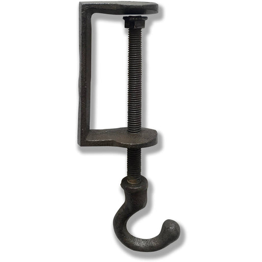 Clamp style Hook Cast Iron, Brown