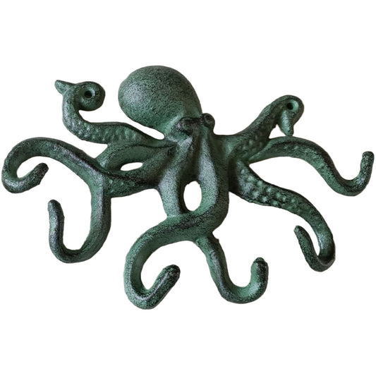 Deep Sea Octopus Hook, Antique Green