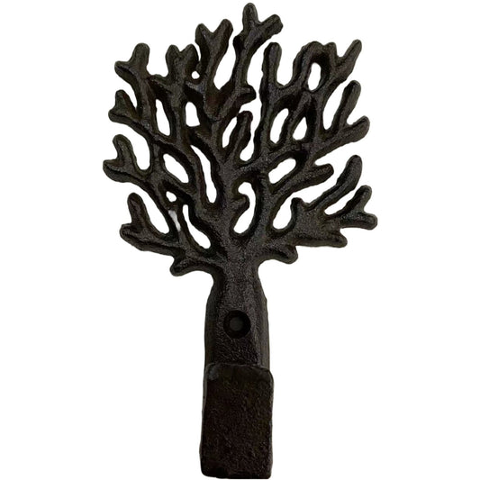 Distressed Coral Hook, Antique Brown