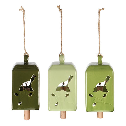 50 Shades of Green Wind Chime