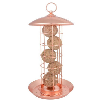 Copperplated  Suetball Dispenser, Excl. Bird Food