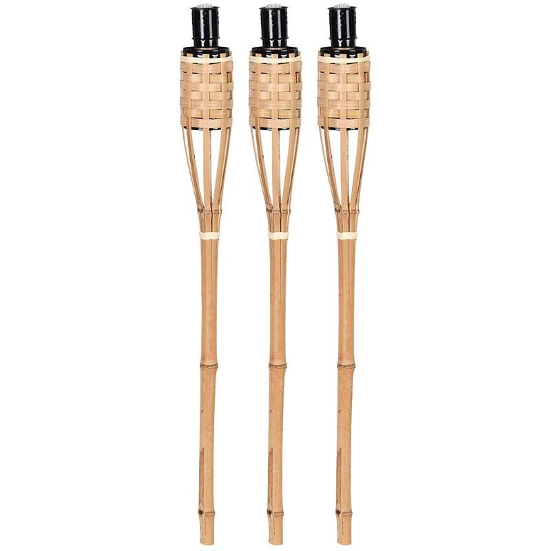 Torch bamboo set of 3