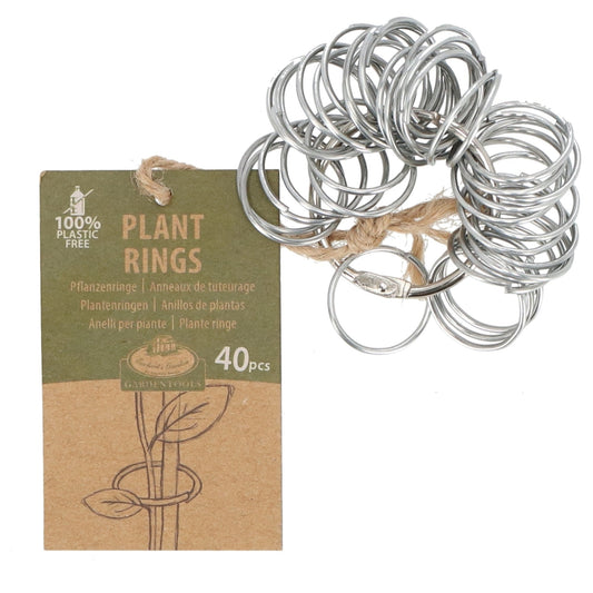 Metal Plant Rings Set of 40