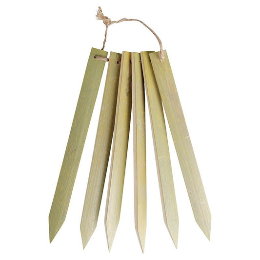 Long Bamboo Plant Lables Set of 6