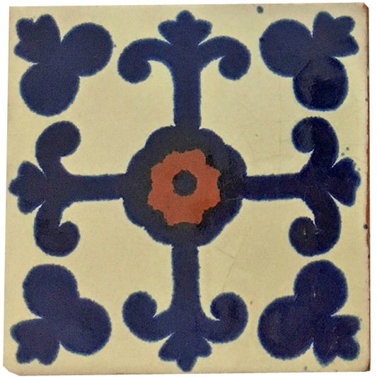 Coaster/Tiles Blue Cross Set/4