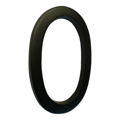 Self Adhesive Aluminum Number 0, 8 inch, Black