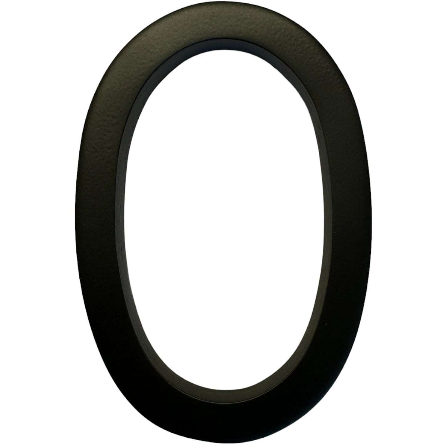 Self Adhesive Aluminum Number 0, 8 inch, Black