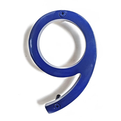 Blue Shadow House Number 9, 6 inch, Last Chance