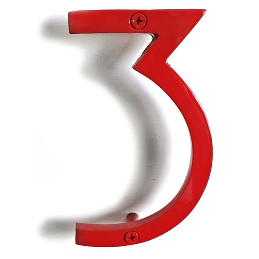 Red Shadow House Number 3, 6 inch, Last Chance