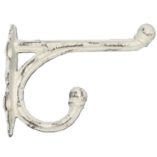 Double Hook Antique White S