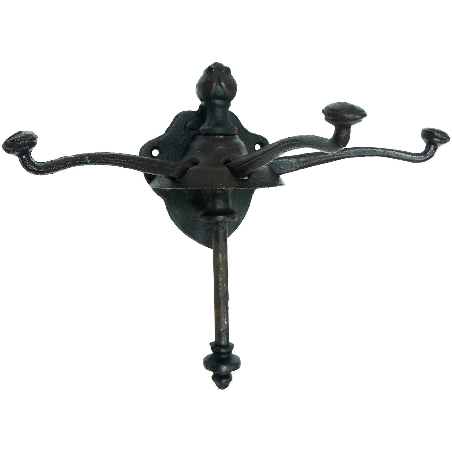 Sliding Coat Hook Black