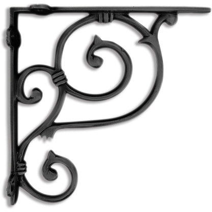 Shelf Bracket, Medium, Black