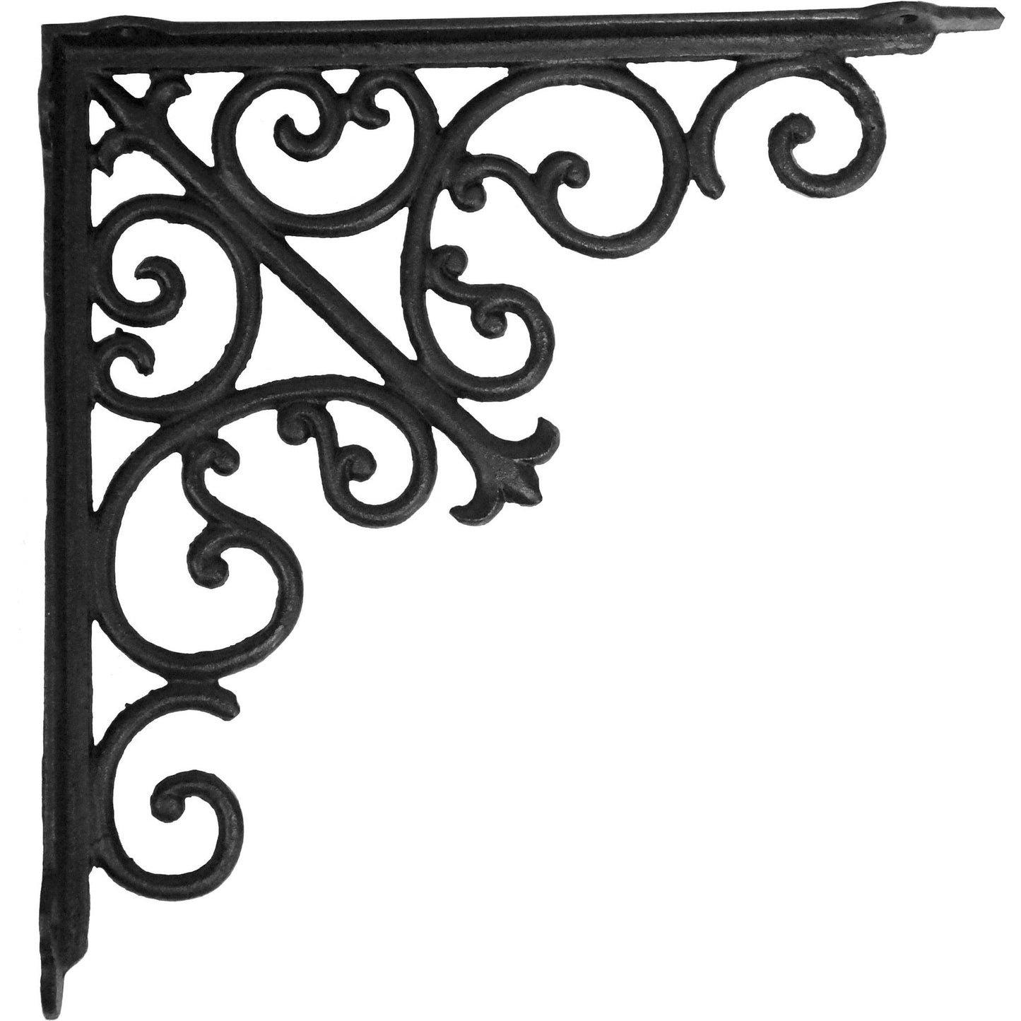 Victorian Shelf Bracket, Large Black