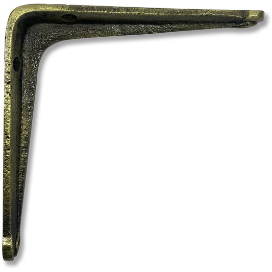 4.7 inch Bracket, Cast Iron, Antique Brass