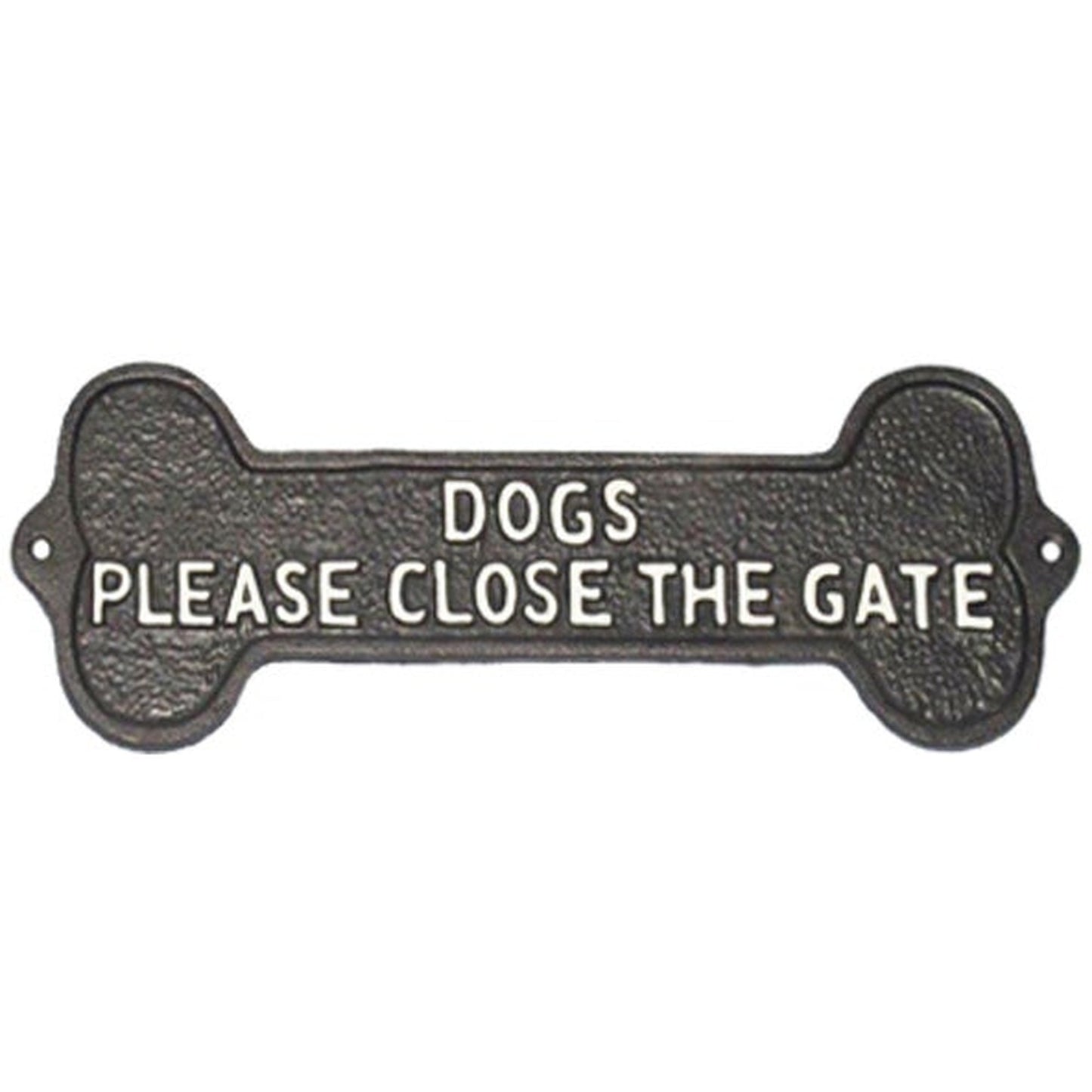 ~DOGS PLS CLOSE THE GATE~ sign