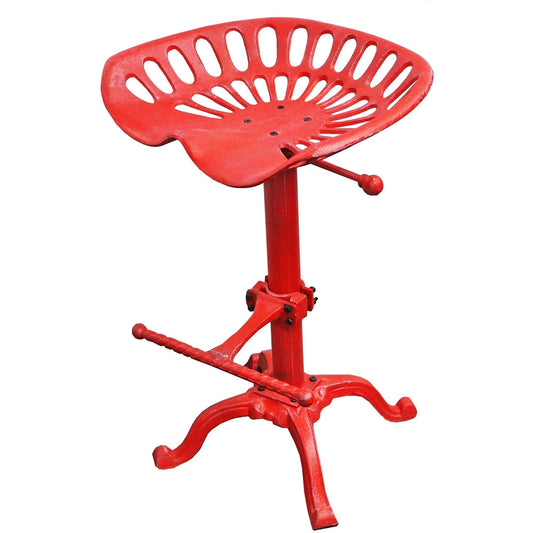 Tractor Seat Stool Red