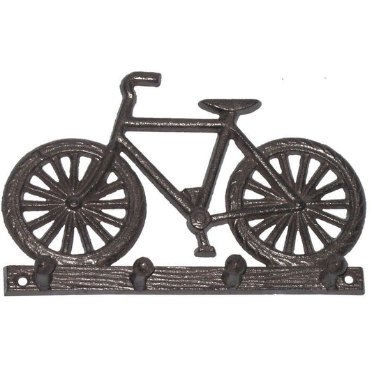 Bicycle 4 Hooks Rack Black