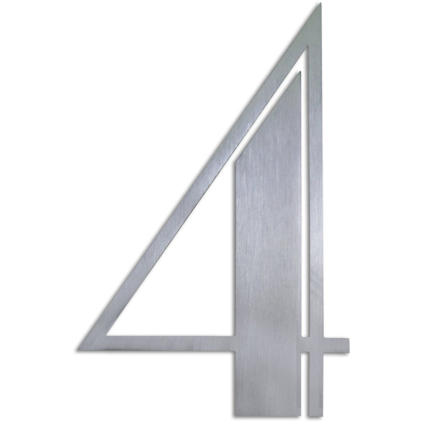 Stainless Steel Deco Number-4