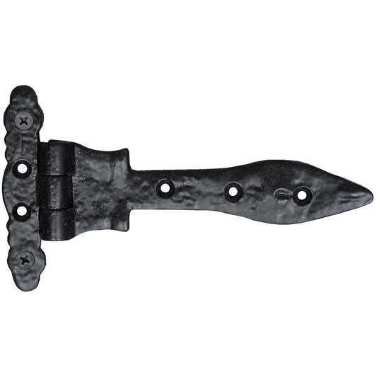 Cast Iron Ornate Hinge  Blk