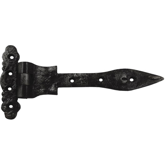 Large Black Ornate Hinge 9inch