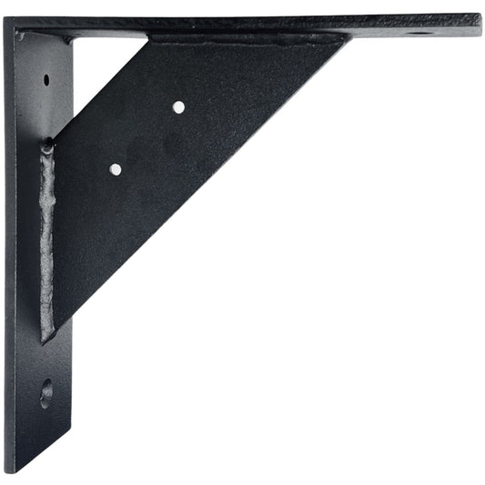 Industrial Heavy Duty Shelf Bracket, Steel, Black