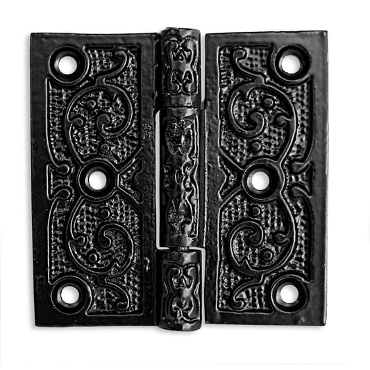 Filigree Hinge SML Black 3x3, Last Chance