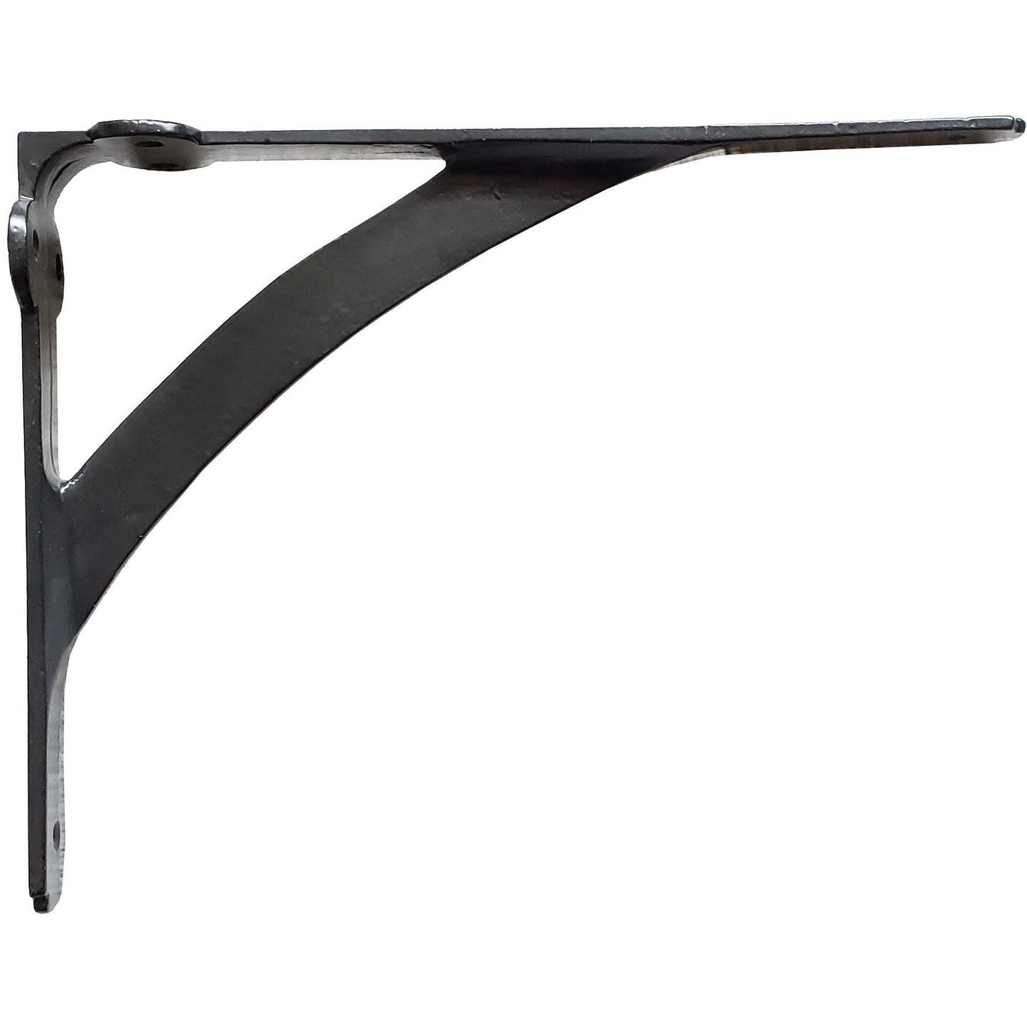 Avant Shelf Bracket, Black, Large, 10x7.5x2 in