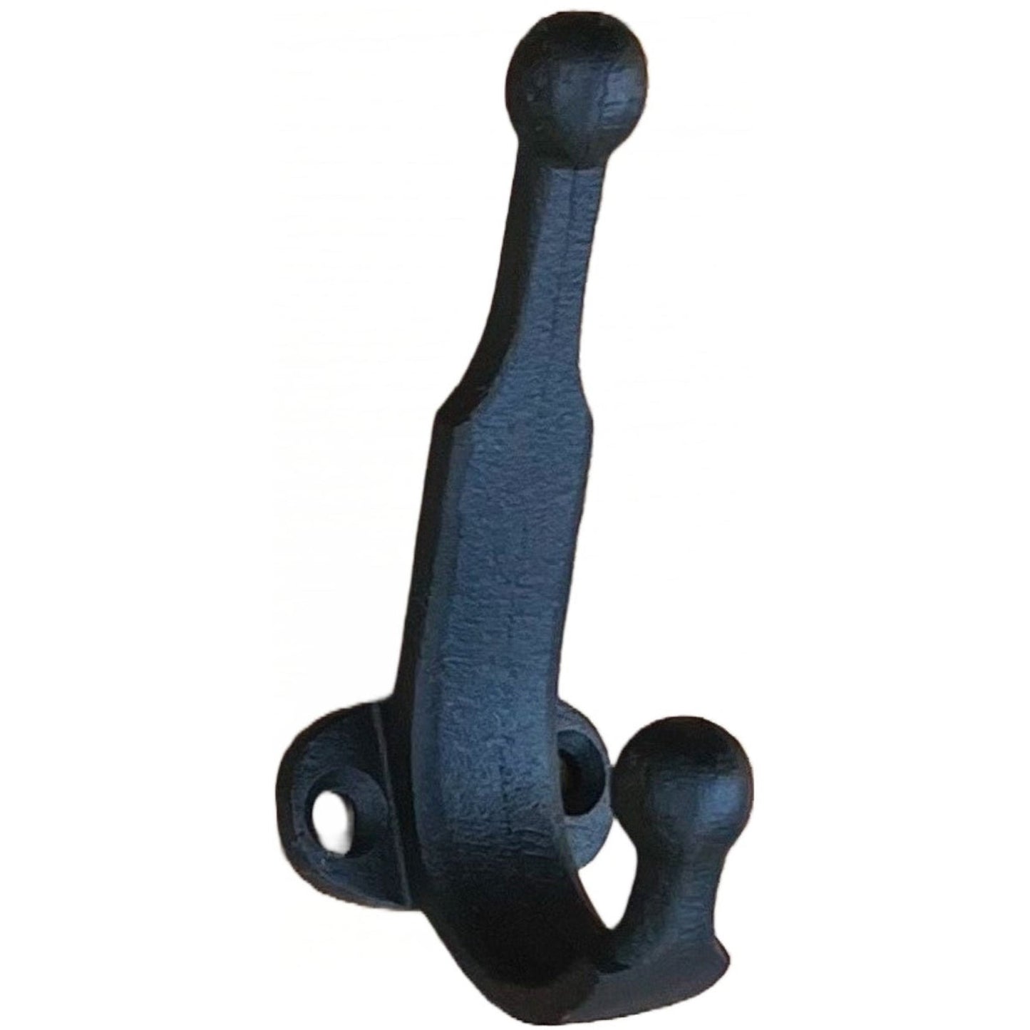 Allo Cast Iron Double Hooks, Small, Matte Black