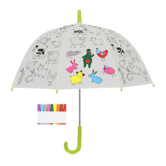 Colour in Umbrella "Farm Animals"