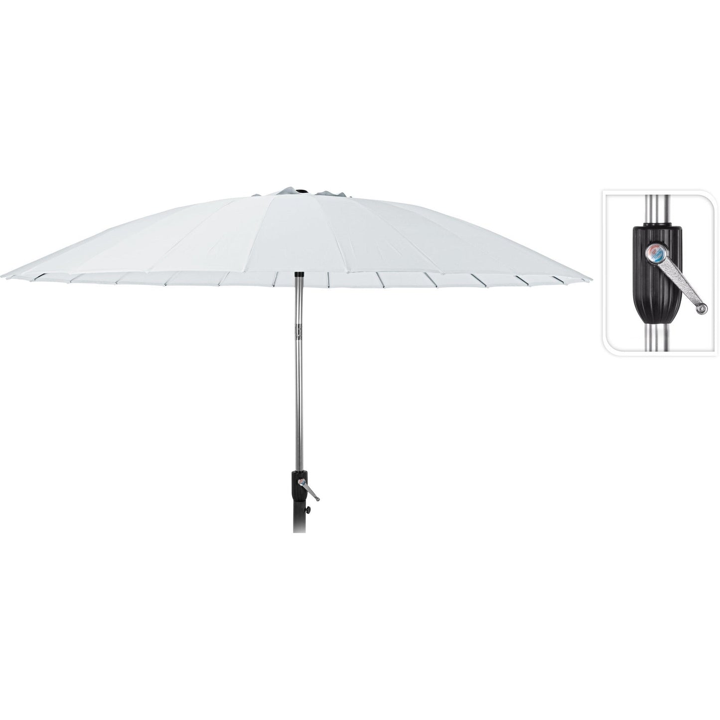 Nola Umbrella Shanghai 270cm White