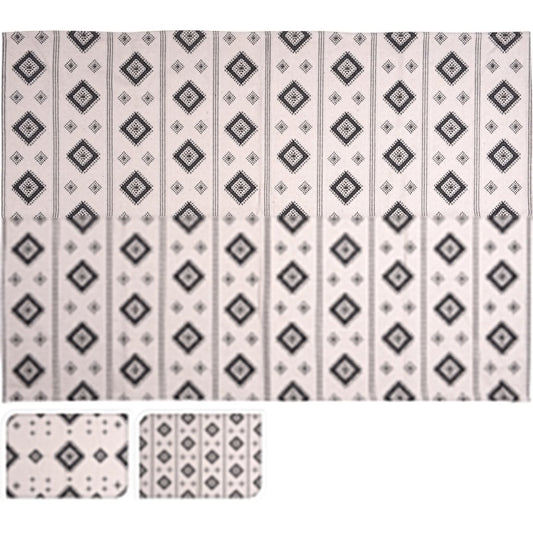 Rug 2 Assorted Manou Designs, Cotton, 4'x6'