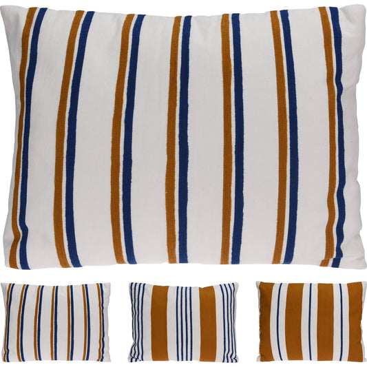 Stripe Cushion 45X60Cm, 3 Assorted