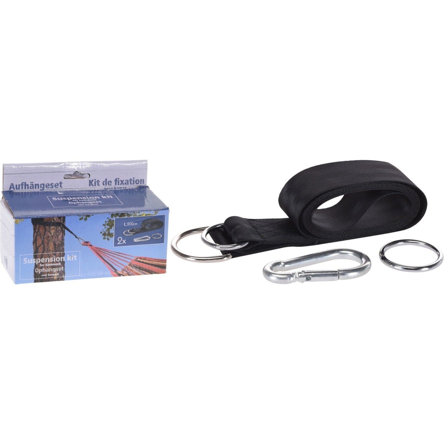 Hammock Fixation Kit, 5X200cm With Hook 7X70Mm, La