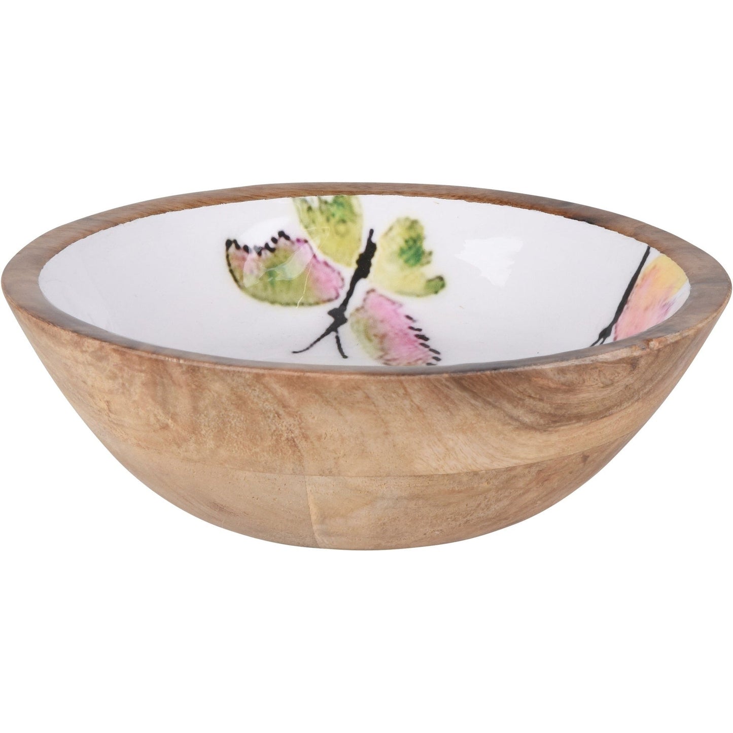 Bowl, Mango Wood, Dia 20Xh6.5Cm, Butte