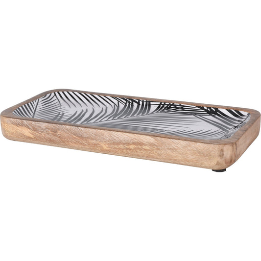 Serving Tray, Mango Wood , Dia 37X20X3