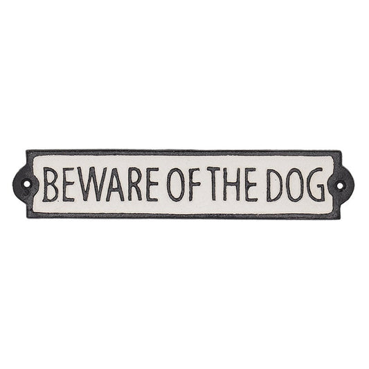 Door Sign "Beware Of The Dog"