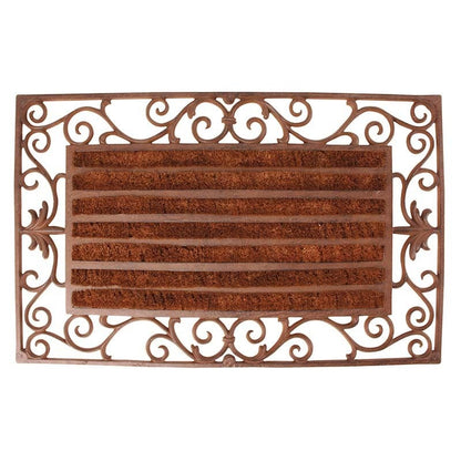 Doormat Cast Iron With Coco Brush