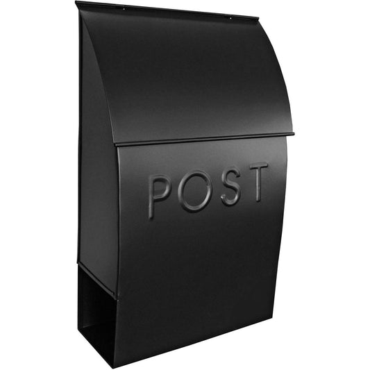 Milano Pointed Mailbox Black