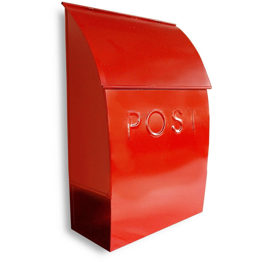 Milano Pointed Mailbox Red
