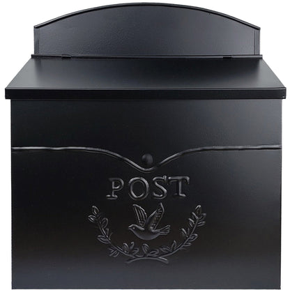 Chelsea Post Mailbox Black