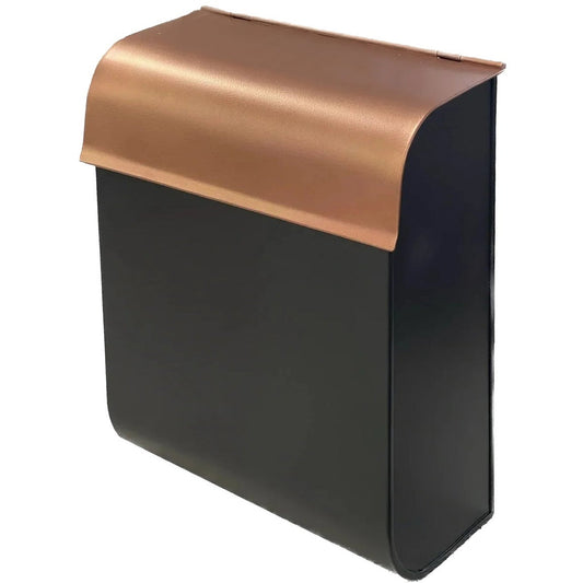 Dominion Iron Mailbox, Black & Copper