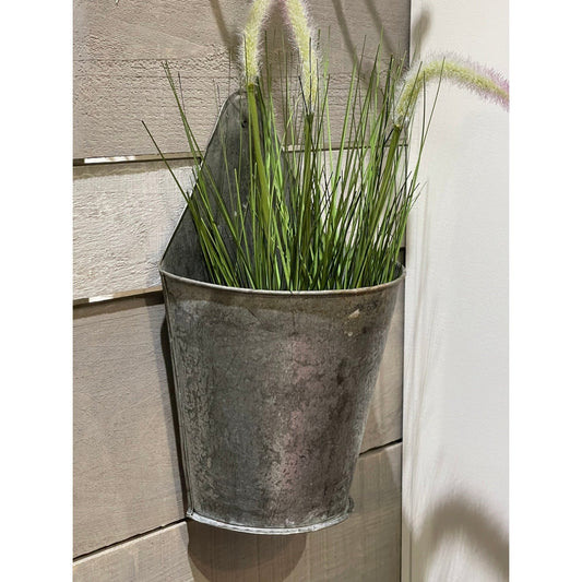 10% Off, Recycled Iron Wall Hanging Vase