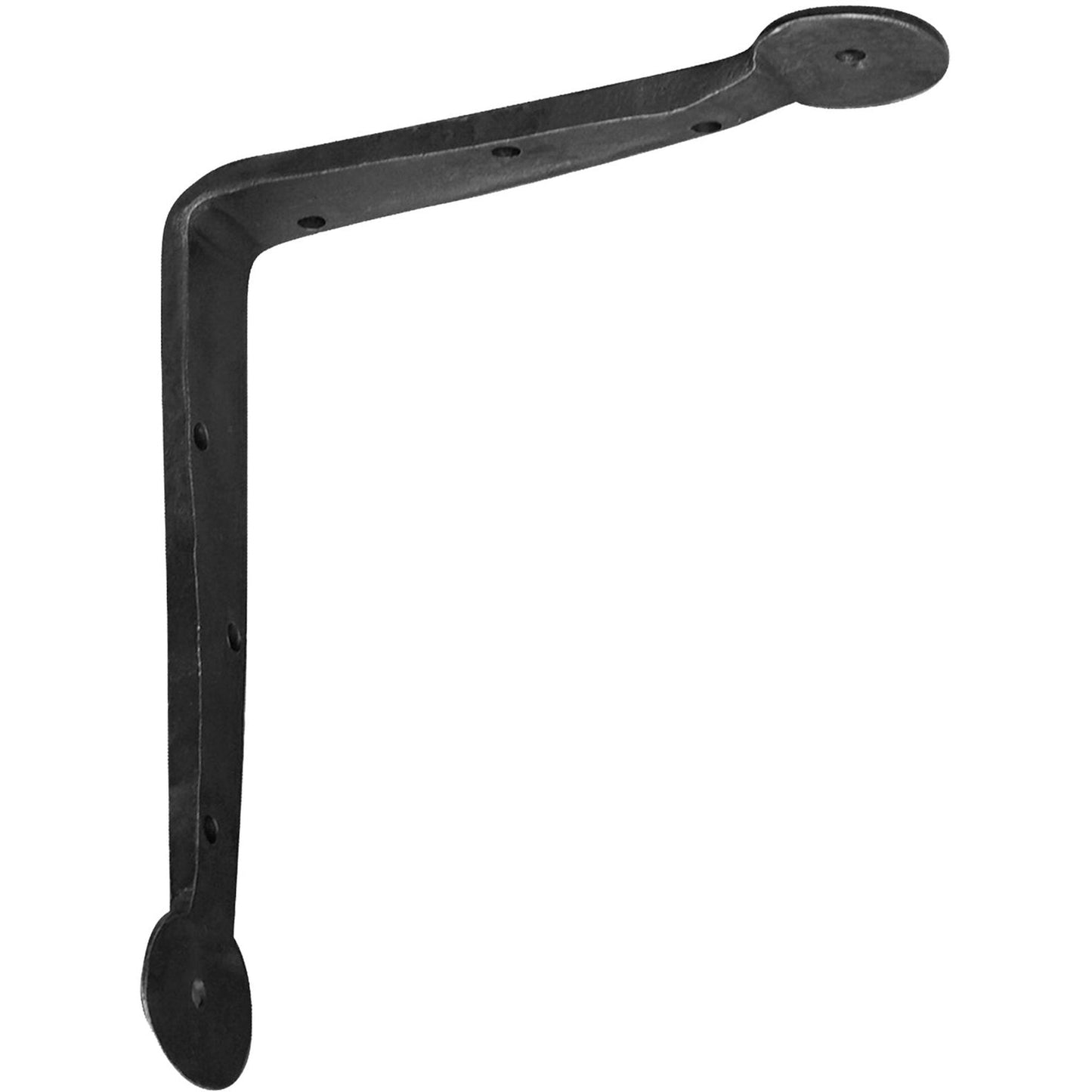 Hand-Forged Black Corner, Round End