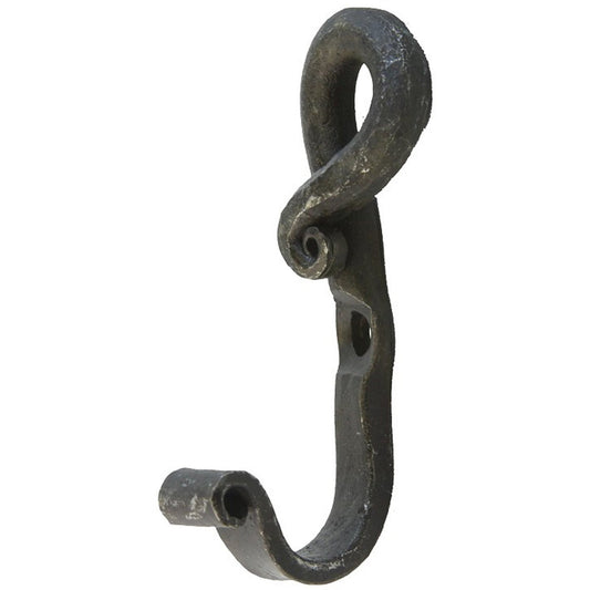 Hand-Forged Twisted Coat Hook