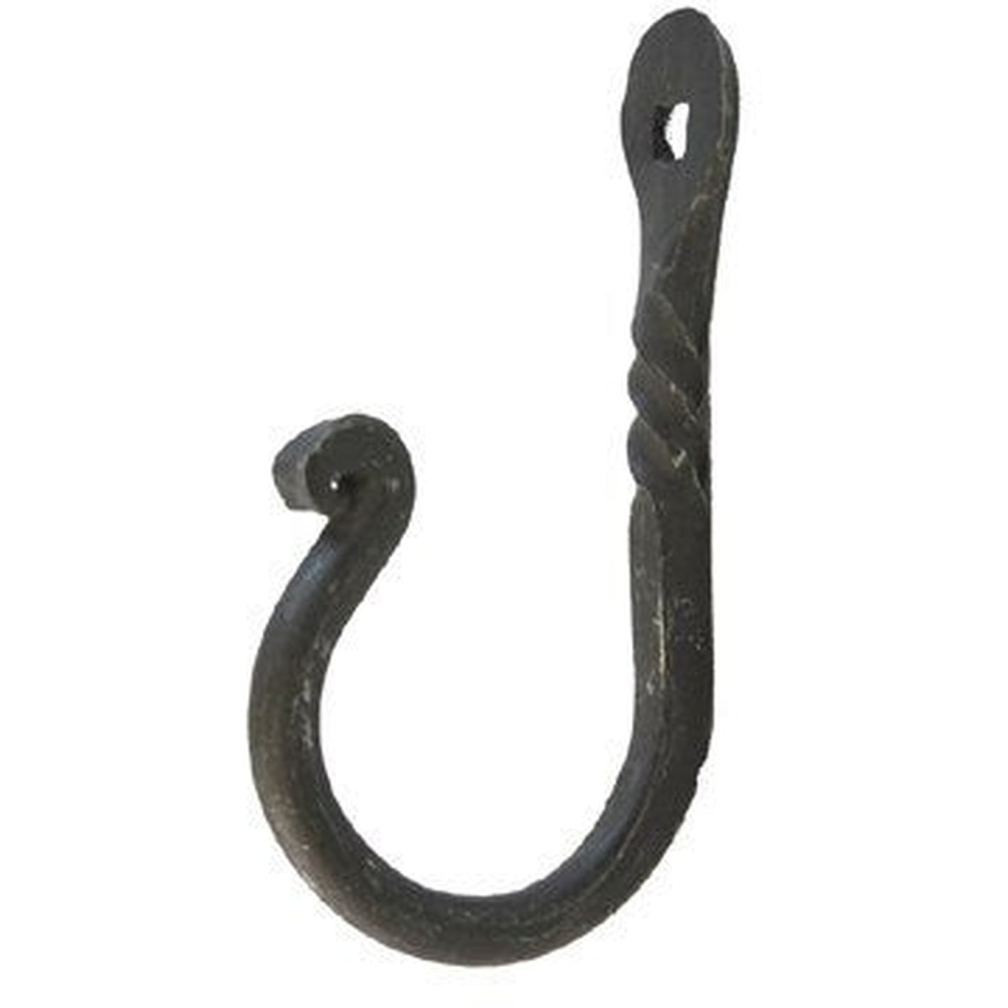 Hand-Forged Black Rope Hook