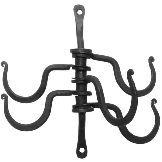 Handforged Foldable Multi Hooks Hanger