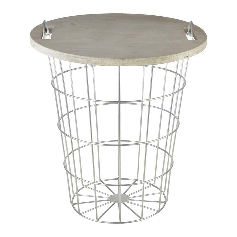Table basket. Fir Wood