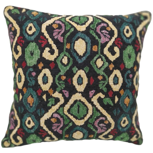 Lkat Woven Cushion, 23.6x23.6in, Spanish Multi