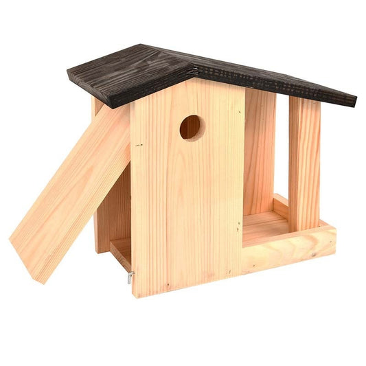 Birdhouse And Bird Table 2 in 1